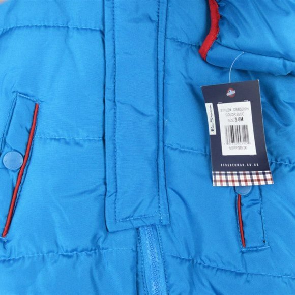 NWT Ben Sherman Newborn Boys Puffer Pram Snowsuit - Picture 4 of 7